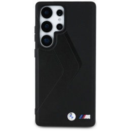 BMW odinis, didelių juostelių „MagSafe“ dėklas, skirtas „Samsung Galaxy S25 Ultra“ – juodas