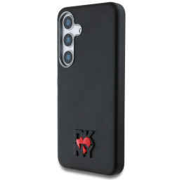 DKNY odinis „Heart of NY“ dėklas, skirtas „Samsung Galaxy S25“ – juodas