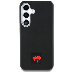DKNY odinis „Heart of NY“ dėklas, skirtas „Samsung Galaxy S25“ – juodas