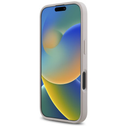„Guess“ HC PU 4G mažas 4G ir klasikinis „iPhone 16 MagSafe“ dėklas – rožinis