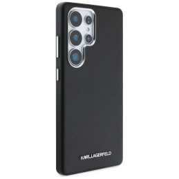 Karl Lagerfeld Saffiano pilnai įvyniojamas pailgas metalinis logotipas su MagSafe dėklu, skirtas Samsung Galaxy S25 Ultr...
