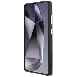 Karl Lagerfeld Saffiano pilnai įvyniojamas pailgas metalinis logotipas su MagSafe dėklu, skirtas Samsung Galaxy S25 Ultr...