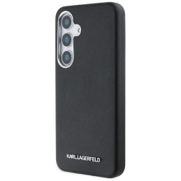 Karl Lagerfeld Saffiano pilnai įvyniojamas pailgas metalinis logotipas su MagSafe dėklu, skirtas Samsung Galaxy S25+ - j...