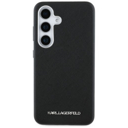 Karl Lagerfeld Saffiano pilnai įvyniojamas pailgas metalinis logotipas su MagSafe dėklu, skirtas Samsung Galaxy S25+ - j...