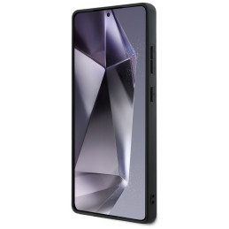 „Mercedes“ odinis kontrastingas mėlynas horizontaliai išlenktas „MagSafe“ dėklas, skirtas „Samsung Galaxy S25 Ultra“ – j...