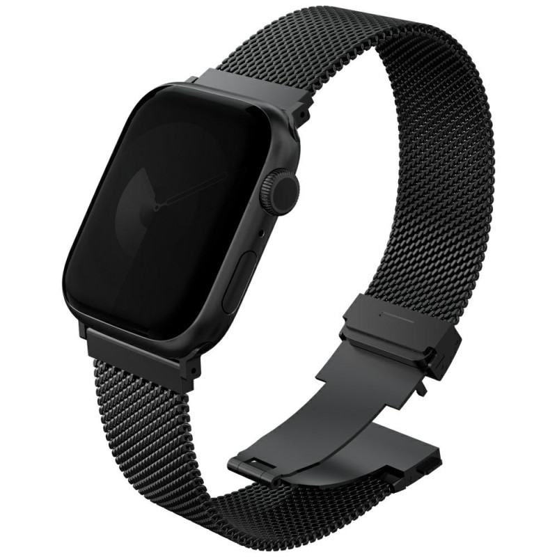 UNIQ Dante Pro Apple Watch dirželis, 40/ 41/ 42 mm, nerūdijančio plieno – grafito spalvos
