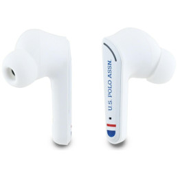 TWS US Polo DH Logo Bluetooth ausinės – baltos