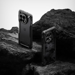„Ringke Fusion X“ dėklas, skirtas „OnePlus 13R“ – juodas-kamufliažinis