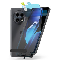 „Ringke Dual Easy“ 2 ekrano apsaugų pakuotė, skirta „OnePlus 13R“ – skaidri