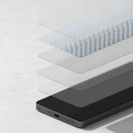 „Ringke Dual Easy“ 2 ekrano apsaugų pakuotė, skirta „OnePlus 13R“ – skaidri