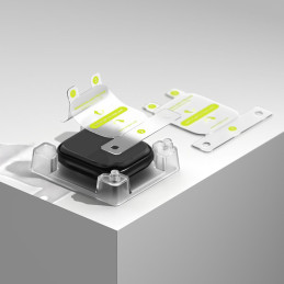 „Ringke Dual Easy Pro“ 2 apsauginių plėvelių pakuotė, skirta „Apple Watch 10“ (42 mm) – skaidri