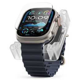 „Ringke Easy Slide“ grūdintas stiklas, skirtas „Apple Watch Ultra 1/ 2“ 49 mm - skaidrus