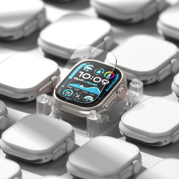 „Ringke Easy Slide“ grūdintas stiklas, skirtas „Apple Watch Ultra 1/ 2“ 49 mm - skaidrus