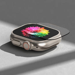 „Ringke Easy Slide“ grūdintas stiklas, skirtas „Apple Watch Ultra 1/ 2“ 49 mm - skaidrus