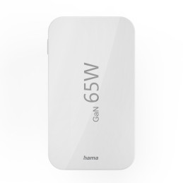 „Hama GaN 65W“ sulankstomas įkroviklis, 2x USB-C, 1x USB-A - baltas