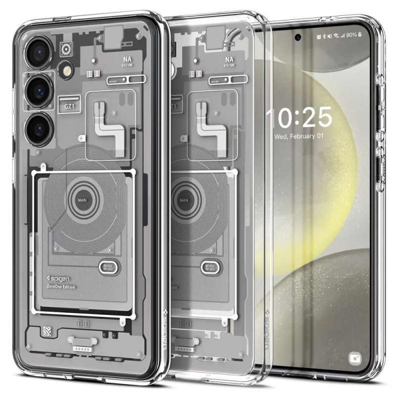 „Spigen Ultra Hybrid“ dėklas, skirtas „Samsung Galaxy S24 Zero One“ – baltas