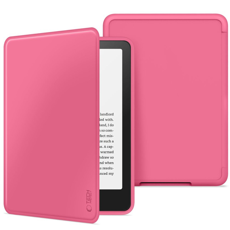 „Tech-Protect SmartCase“, skirtas „Amazon Kindle Paperwhite 6“ / „Colorsoft“ / „Signature Edition“ – rožinis