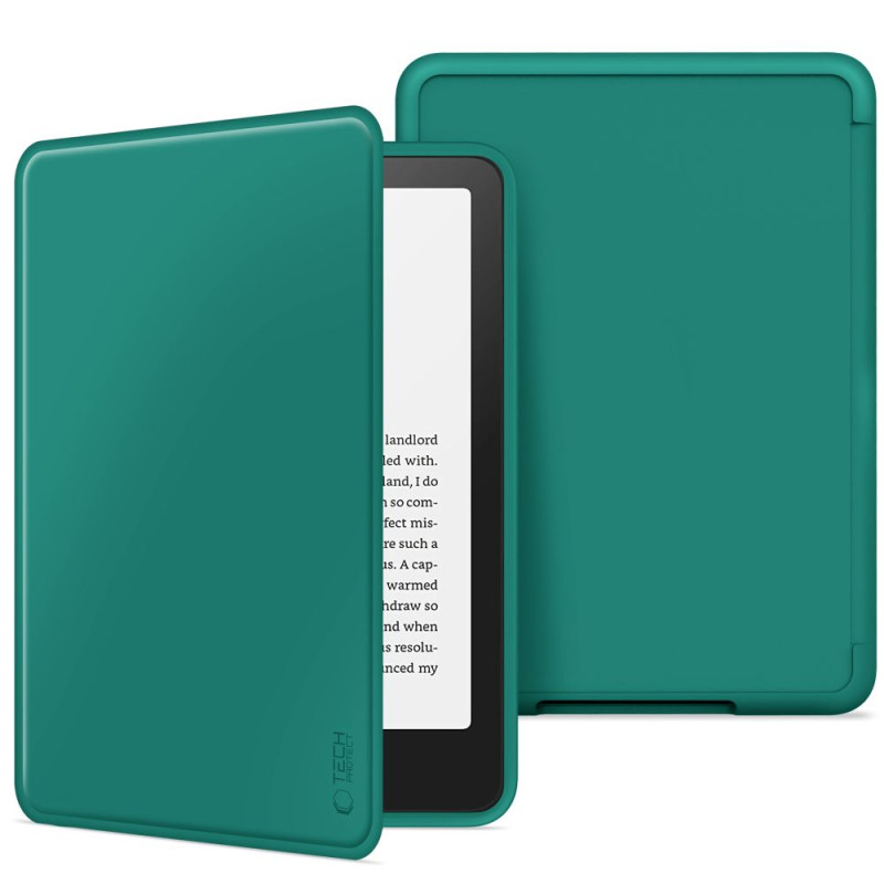 „Tech-Protect SmartCase“ dėklas, skirtas „Amazon Kindle Paperwhite 6“ / „Colorsotf“ / „Signature Edition“ – žalias