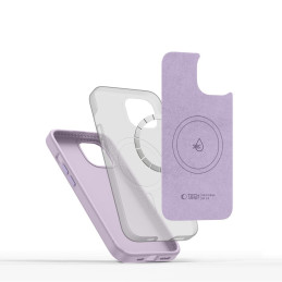„Tech-Protect“ silikoninis „Pure Magsafe“ dėklas „iPhone 14“ – violetinis