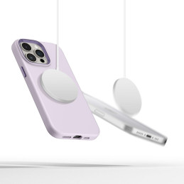 „Tech-Protect“ silikoninis „Pure Magsafe“ dėklas, skirtas „iPhone 15 Pro Max“ – violetinis