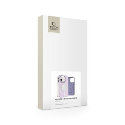 „Tech-Protect“ silikoninis „Pure Magsafe“ dėklas, skirtas „iPhone 15 Pro Max“ – violetinis