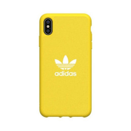„Adidas Molded Case“ drobinis dėklas, skirtas „iPhone Xs Max“ – geltonas