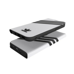 „Adidas OR Booklet PU“ dėklas, skirtas „iPhone 12 / 12 Pro 6.1“ – baltas ir juodas