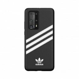 „Adidas OR“ liejamas PU dėklas, skirtas „Huawei P40“ – juodas ir baltas