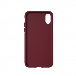 „Adidas OR“ liejamas PU zomšos dėklas, skirtas „iPhone X / XS“ – bordo spalvos