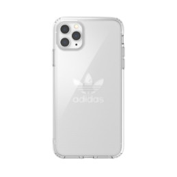 „Adidas OR PC“ dėklas su dideliu logotipu, skirtas „iPhone 11 Pro Max“ – permatomas