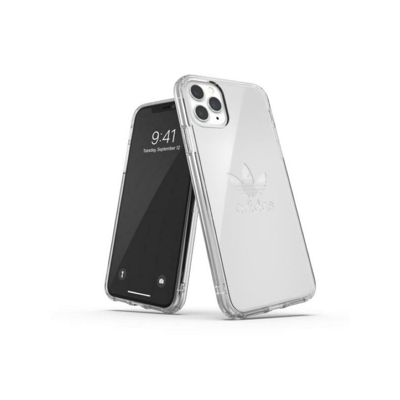 „Adidas OR PC“ dėklas su dideliu logotipu, skirtas „iPhone 11 Pro“ – permatomas