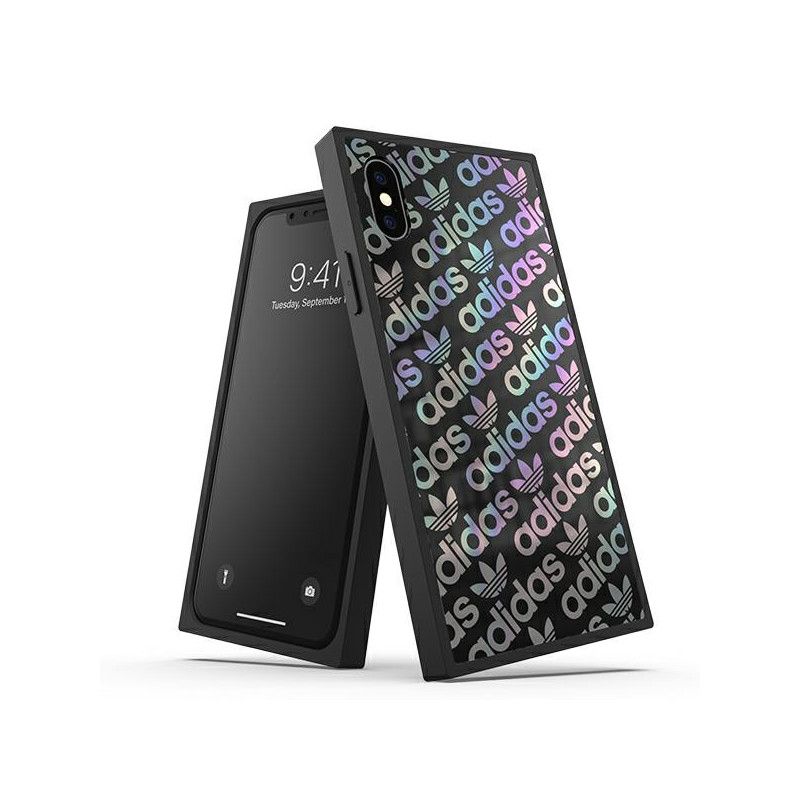 „Adidas OR Square“ dėklas, skirtas „iPhone X“ / „Xs“ – juodas