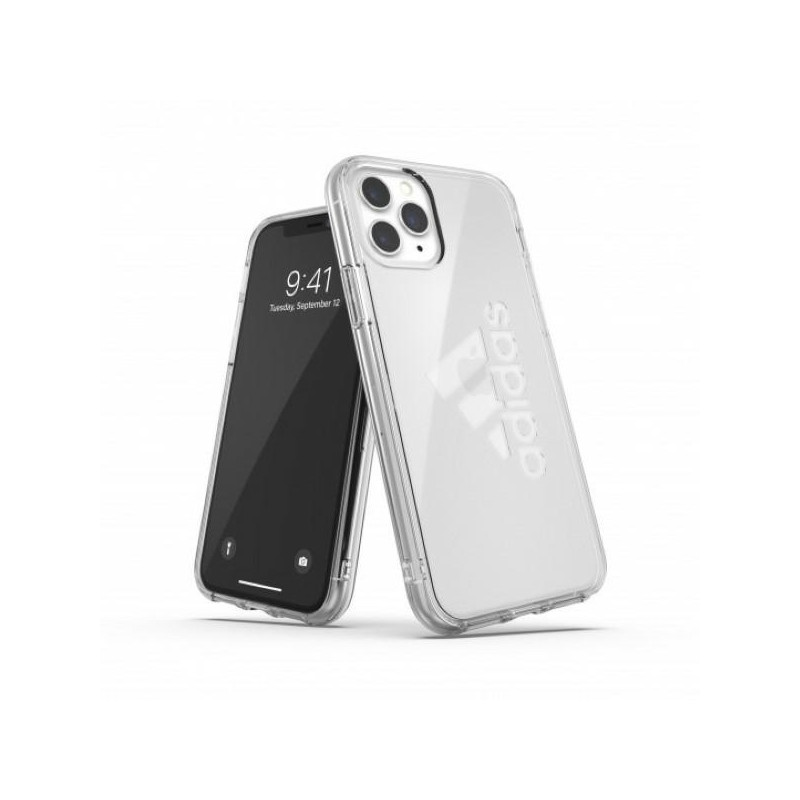 „Adidas SP PC“ dėklas su dideliu logotipu, skirtas „iPhone 11 Pro“ – permatomas