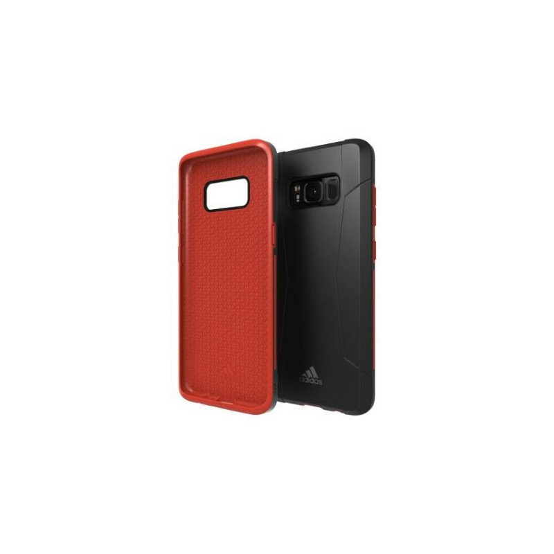 „Adidas SP Solo“ dėklas, skirtas „Samsung Galaxy S8“ – juodas ir raudonas