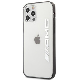 AMG metalizuoto metalo dažyto iPhone 12 Pro Max dėklas – skaidrus
