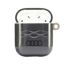 Audi IML geometrinio rašto dėklas AirPods 1 / 2 ausinėms – pilkas