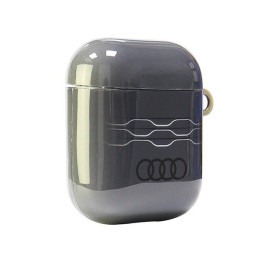 Audi IML geometrinio rašto dėklas AirPods 1 / 2 ausinėms – pilkas