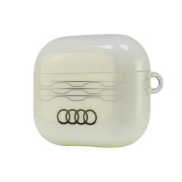 Audi IML geometrinio rašto AirPods 3 dėklas – baltas