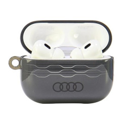 „Audi IML“ geometrinio rašto dėklas, skirtas „AirPods Pro 2“ – pilkas