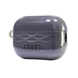 „Audi IML“ geometrinio rašto dėklas, skirtas „AirPods Pro 2“ – pilkas