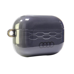 „Audi IML“ geometrinio rašto dėklas, skirtas „AirPods Pro 2“ – pilkas