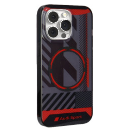 „Audi IML Sport MagSafe“ dėklas, skirtas „iPhone 13 Pro“ / „13 6.1“ – juodas