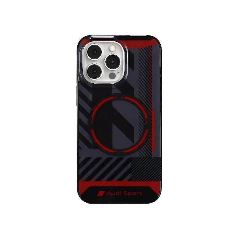 „Audi IML Sport MagSafe“ dėklas, skirtas „iPhone 13 Pro Max“ – juodas
