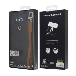 Audi odinis universalus dirželis per petį, 28 cm x 10 mm – rudas