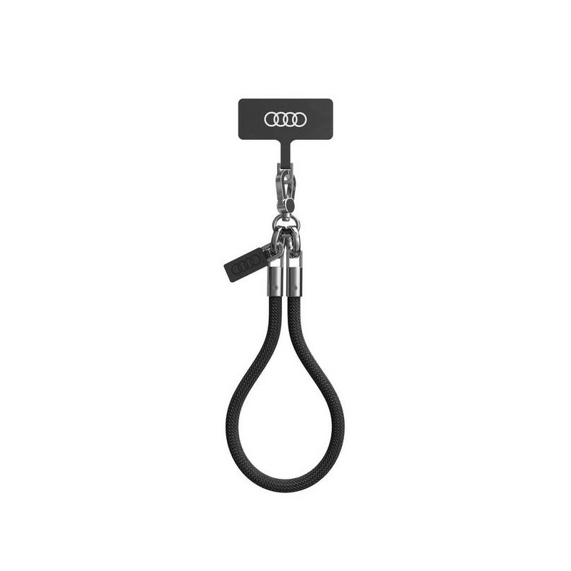 Audi dirželis per petį universalus, 28 cm x 8 mm – juodas