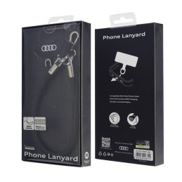 Audi dirželis per petį universalus, 28 cm x 8 mm – juodas