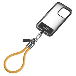 Audi universalus dirželis per petį, 28 cm x 8 mm – geltonas