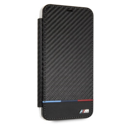 BMW anglies pluošto trispalvis dryžuotas iPhone XS Max dėklas – juodas