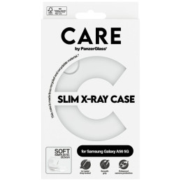 „CARE by PanzerGlass“ madingas rentgeno dėklas, skirtas „Samsung Galaxy A56 5G“ – skaidrus