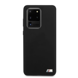 BMW silikoninis M kolekcijos dėklas, skirtas „Samsung Galaxy S20 Ultra“ – juodas